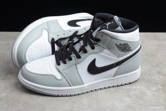 Cheap TB 1 AIR Light Grey Jordan Mid Smoke 554724-092 0711